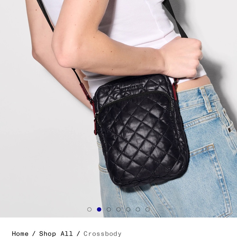 MZ Wallace Black Lacquer Metro Crossbody - Picture 13 of 15